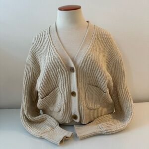 Knitted Button Up Cardigan